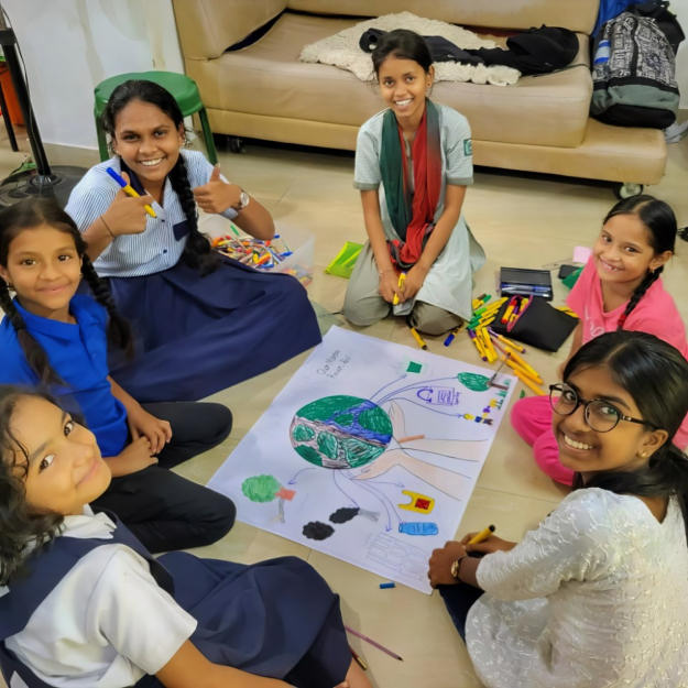 DMC Students putting on activities