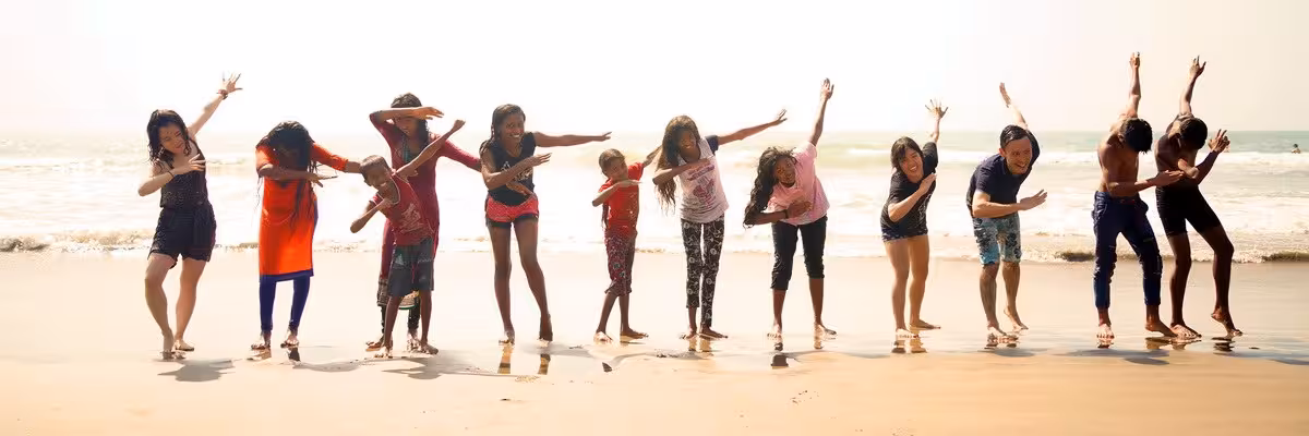 Ashwem Beach With The Kids.