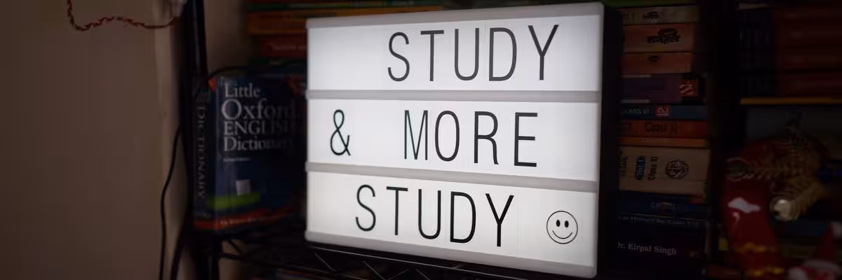 Study For Exams.