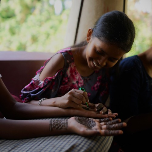 Mendi Designing With the children
