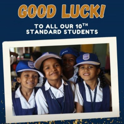 Goodluck for our 10th standard students
