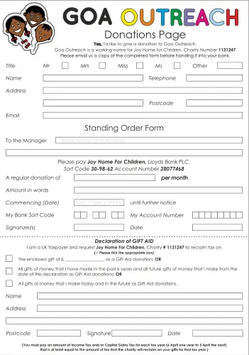 Support by giving a Monthly Donation